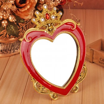 玻璃镜子 新娘陪嫁梳妆台小镜子 婚庆结婚用品