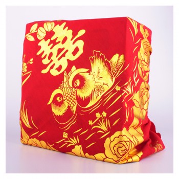 婚庆用品包袱皮批发  结婚必备红包袱皮-薄款烫金双喜鸳鸯