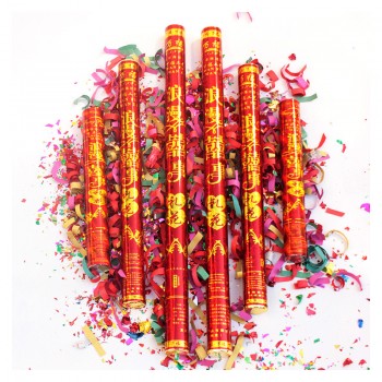 节日派对庆典开业专用礼宾花 礼花筒 结婚婚礼浪漫喜事礼炮红色60