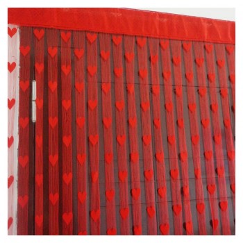 结婚婚庆用品门帘 婚房装饰门帘 心形线帘蕾丝挂帘床帘