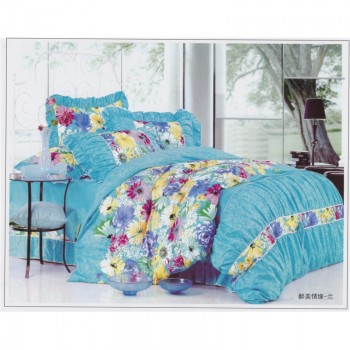 阑珊家纺 婚庆套件床上用品加工定制四件套家纺厂