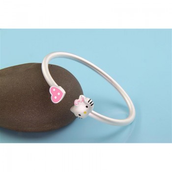 相约银饰925银童镯Hello Kitty爆款