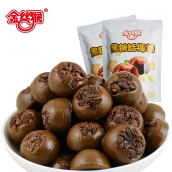 金丝猴美满黑糖话梅糖500g 喜糖零食 散装糖果