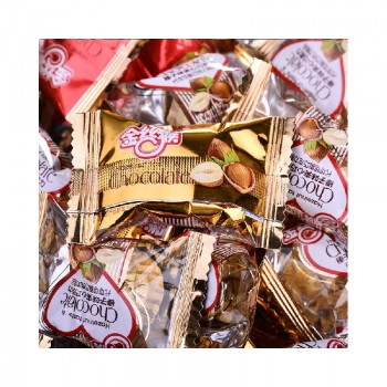 结婚喜糖批发 金丝猴 榛子味巧克力 夹心牛奶巧克力500g