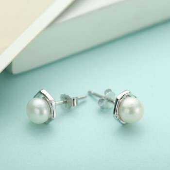 相约银饰925银耳钉防过敏银饰品送妻子结婚礼物