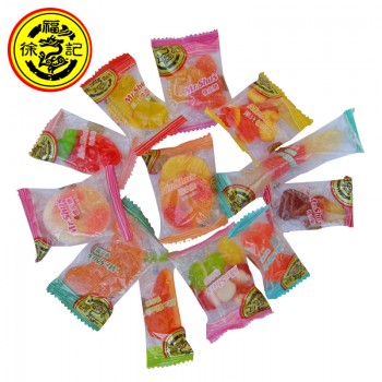 徐福记果汁橡皮糖500g 新年糖果 水果味软糖 结婚庆喜糖 QQ糖