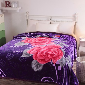 加厚秋冬保暖7斤双层双人超柔云毯200cmx230cm西班牙云毯婚庆名族风