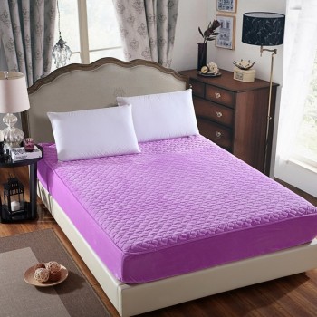 秋冬超柔加厚保暖床笠 纯色简约无印风水晶绒天鹅绒床笠短毛绒