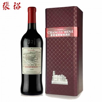 张裕葡萄酒 张裕陕西瑞那城堡酒庄干红葡萄酒礼盒张裕红酒 1支
