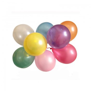 048结婚婚庆用品批发 6号10寸 红色 圆形珠光 乳胶气球1包