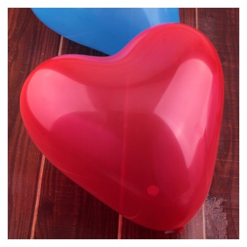 婚庆典用品七夕布置12寸求婚婚房装饰8号气球 1.5克加厚心形气球