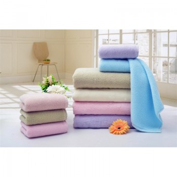 孚日家纺品素色长绒棉无捻方巾100%精梳长绒棉