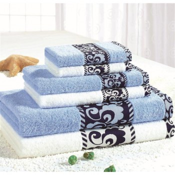 孚日家纺天青过雨纯棉毛巾 全棉柔软吸水面巾
