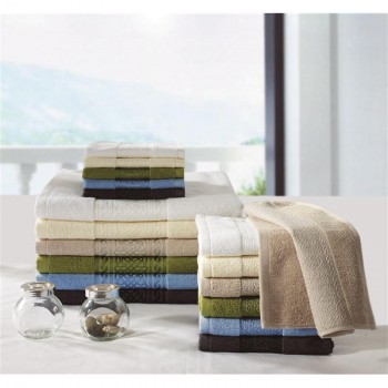 孚日家纺品生活浴巾加厚绵软纯棉淡雅棉柔