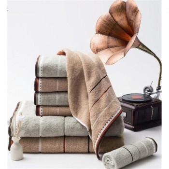 孚日家纺天然彩棉浴巾方巾纯棉柔软舒适亲肤全棉柔软吸水