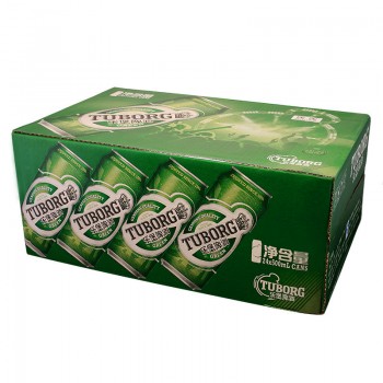 嘉士伯官方 乐堡啤酒罐装500ml*24听