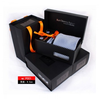 男士套装领带 条纹礼盒装领带 厂家直销品质保证