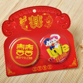 新娘专用红色压腰小镜子婚庆用品结婚必备迷你小镜子一对价