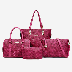 简约编织子母包