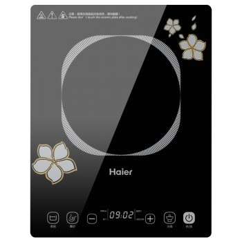 Haier/海尔 C21-H2105A电磁炉黑晶面板触摸电磁灶送汤锅