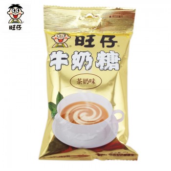 旺旺 旺仔牛奶糖 儿童糖果 结婚喜糖年货必备 奶茶味 42g*20袋
