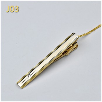 金色领带夹 男士 商务品质 简约韩版结婚 时尚领夹