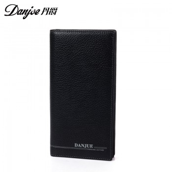 丹爵(DANJUE)全头层牛皮中长款多卡位真皮钱包钱夹男式女士通用男包礼
