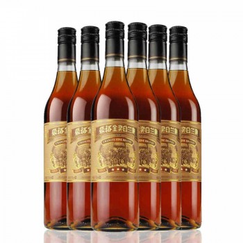 张裕白兰地张裕三星金奖白兰地38度白兰地洋酒果酒700ml*6 1箱装