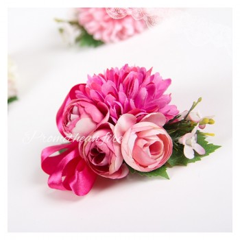仿真绢花婚礼胸花结婚新郎新娘伴郎伴娘襟花