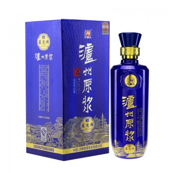 泸州老窖泸州原浆蓝淡雅52度浓香型白酒婚宴喜庆用酒 整箱6瓶