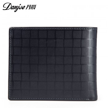 丹爵(DANJUE)头层牛皮短款多卡位男士钱夹时尚钱包 6017-2-3