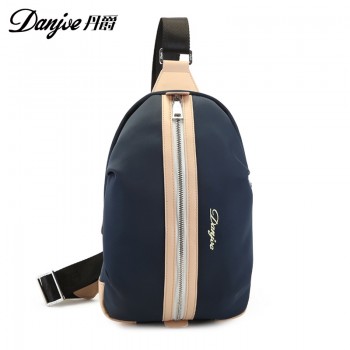 丹爵(DANJUE)男士胸包防水牛津布时尚休闲单肩斜挎包男式小包潮流男款胸包 8041