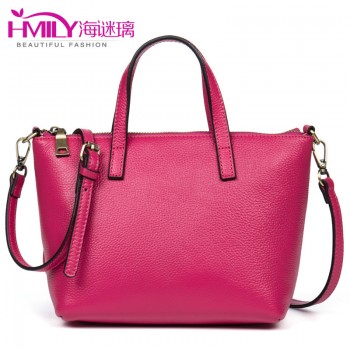 海谜璃（HMILY）新款头层牛皮女士手提时尚潮流女包单肩包斜挎包迷你小包