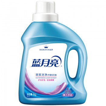 蓝月亮深层洁净洗衣液1kg瓶装薰衣草香护衣护色高浓度配方易漂洗