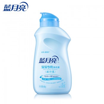 蓝月亮婴儿洗衣液宝宝专用旅行装洋甘菊香80g瓶护手低泡