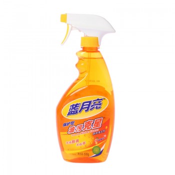 蓝月亮香橙保护型油污克星500g瓦解重油污、保护型、免拆洗
