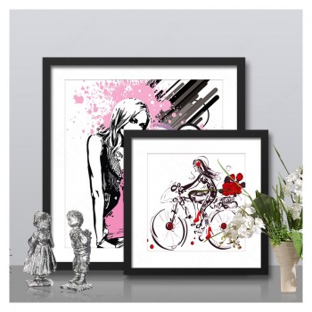 正方形实木质相框7寸5 6 8 10 12 14 16 18 20 24寸钻石画框挂墙