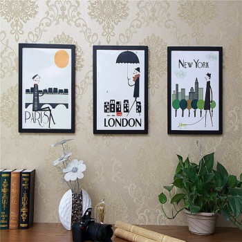 实木大相框挂墙16寸14 18 20 24 28 32寸8k4开A3拼图海报裱画框A4