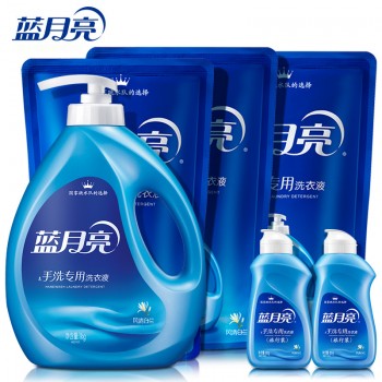 蓝月亮洗衣液手洗专用8.32斤家庭促销装白兰香型瓶装袋装