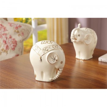 家居饰品 欧式大象 客厅装饰陶瓷 风水摆件 创意礼品 工艺品