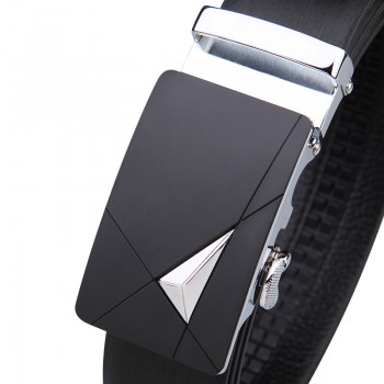 男士皮带真皮自动扣腰带头层牛皮商务休闲品牌高档青年裤腰带潮男