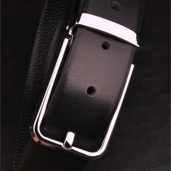 男士皮带真皮针扣腰带头层牛皮 韩版休闲品牌复古简约裤腰带潮男