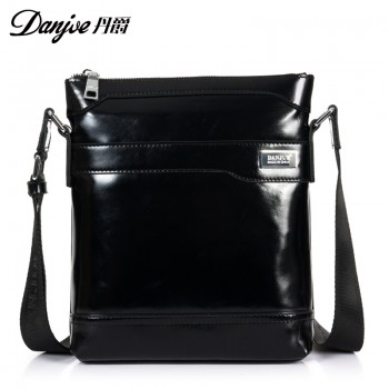 丹爵(DANJUE)男韩版牛皮单肩斜挎休闲男士包男包8002-3