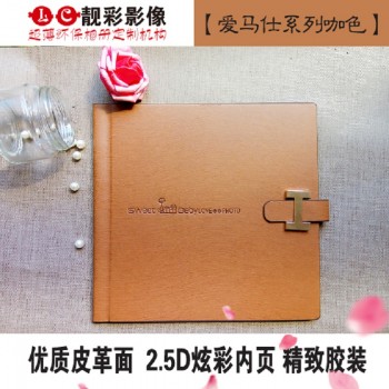 【爱马仕系列方八寸】高端影楼相册制作婚纱照相册定制照片书纪念册宝宝影集