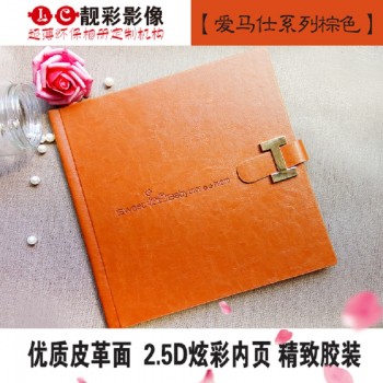 【爱马仕系列方十寸】高端影楼相册制作婚纱照相册定制照片书纪念册宝宝影集