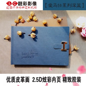 【爱马仕系列横十八寸】高端影楼相册制作婚纱照相册定制照片书纪念册宝宝影集