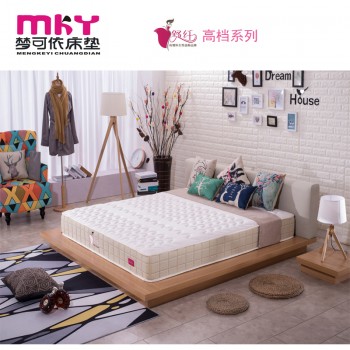 梦可依 优质椰棕进口乳胶床垫软硬适中透气床垫 席梦思床垫 舒适美睡