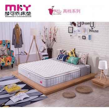 梦可依 柔软天然乳胶床垫软硬适中透气床垫 席梦思舒适美睡