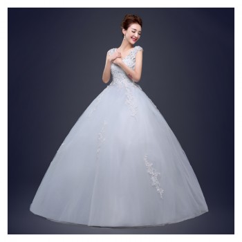 新款新娘婚纱显瘦双肩包肩婚纱 蕾丝大码一字肩婚纱 厂家直销G01