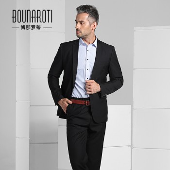 2017新款男士西服高级定制男西服套装男职业正装西服男士礼服批发